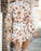White Ruffled Mini Vintage Dress