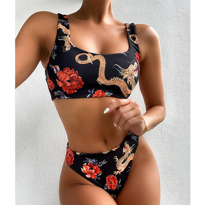 High Waist Bikini Swimwear