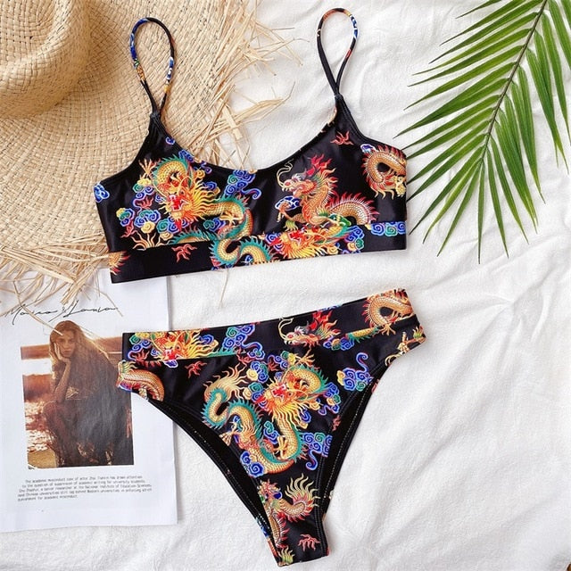 High Waist Bikini Swimwear