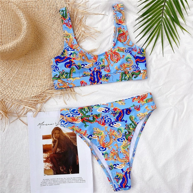 High Waist Bikini Swimwear