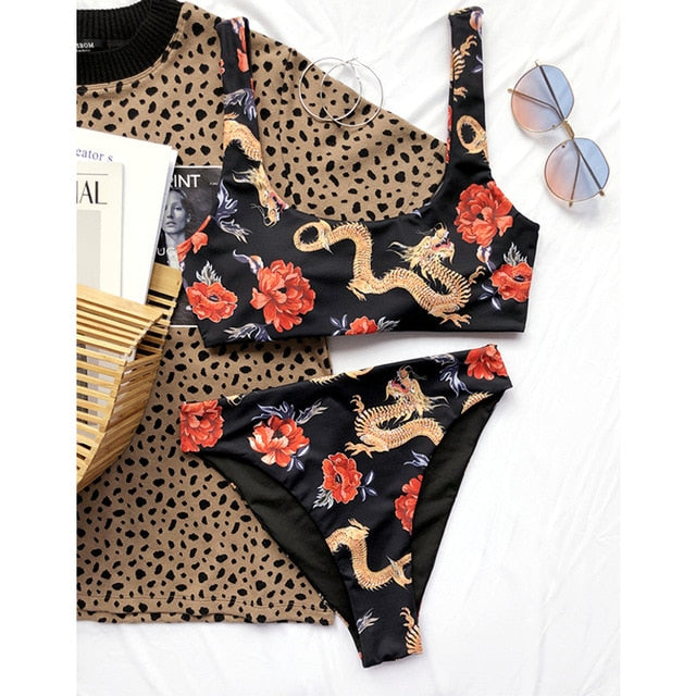 High Waist Bikini Swimwear