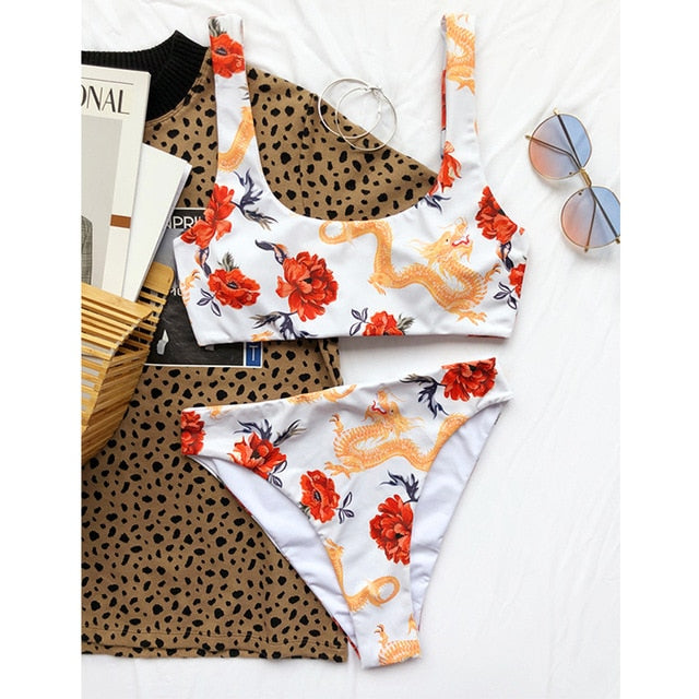 High Waist Bikini Swimwear