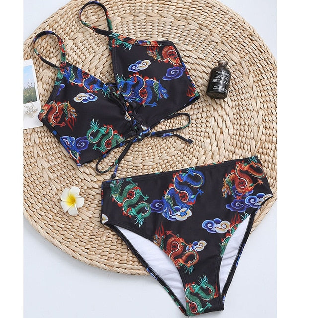 High Waist Bikini Swimwear