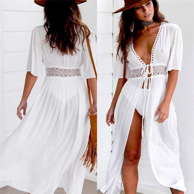 3XL Plus Size Beach Long Maxi Dress