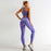 Seamless Fitness Yoga Suit 3pcs Gym Clothing