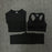 Seamless Fitness Yoga Suit 3pcs Gym Clothing