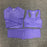 Seamless Fitness Yoga Suit 3pcs Gym Clothing