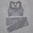 Seamless Fitness Yoga Suit 3pcs Gym Clothing