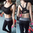 Fitness Push Up Front Zipper Yoga Crop Top Bra