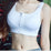 Fitness Push Up Front Zipper Yoga Crop Top Bra