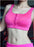 Fitness Push Up Front Zipper Yoga Crop Top Bra