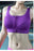 Fitness Push Up Front Zipper Yoga Crop Top Bra