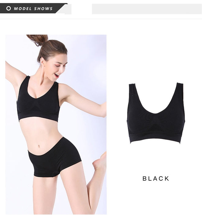 Cotton Underwear Wireless With Pads Push Up Bra