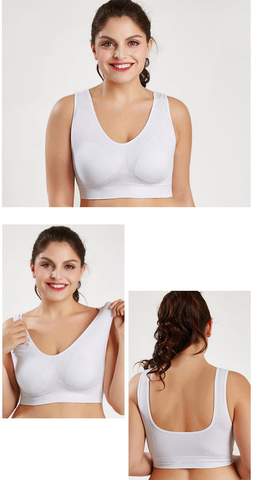 Cotton Underwear Wireless With Pads Push Up Bra