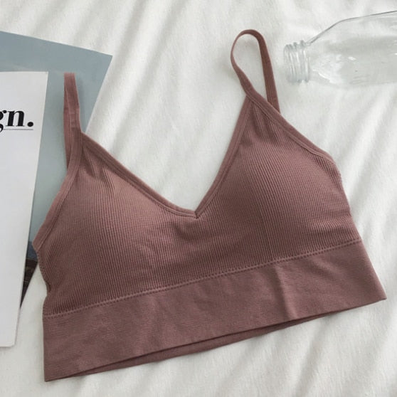 Sleeveless Seamless Sports Bra