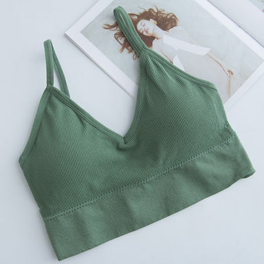 Sleeveless Seamless Sports Bra
