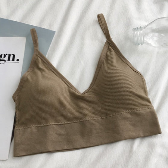 Sleeveless Seamless Sports Bra