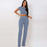 2 Two Piece O Neck Crop Top and Long Pants Set