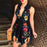 Elegant Chain Letter Print Shirt Dress