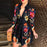 Elegant Chain Letter Print Shirt Dress