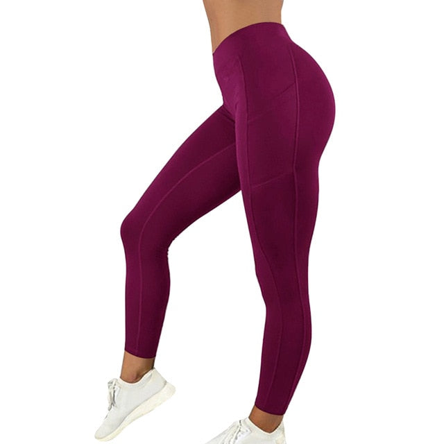 Black Sexy Women Yoga Sport Leggings