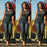 Plus Size Denim Rompers Overalls