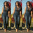 Plus Size Denim Rompers Overalls