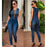 Plus Size Denim Rompers Overalls