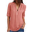 Sexy V Neck Solid Casual Blouse