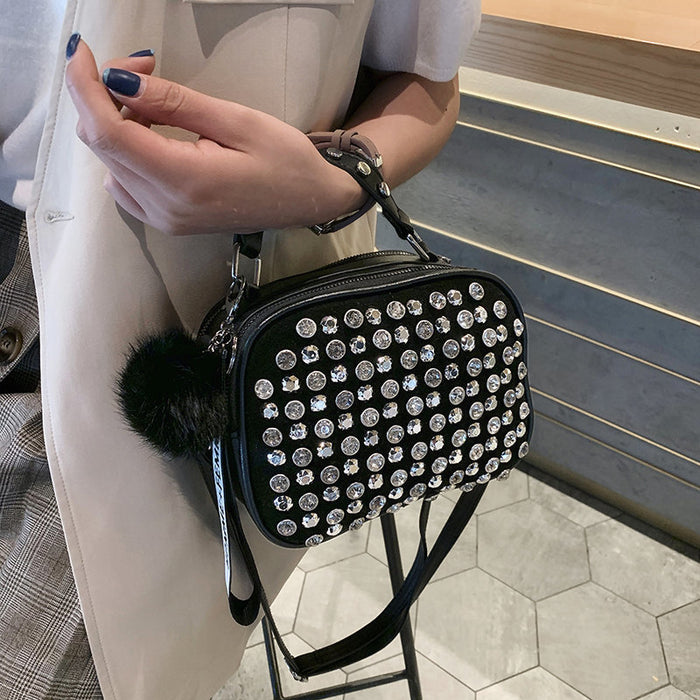 Beaded Luxury Leather Handbag