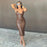 Leather Bodycon Sexy Party Dress