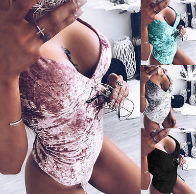 Sexy Velvet Jumpsuit