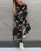 One Shoulder Long Sleeve Top & High Waist Drawstring Pants Set