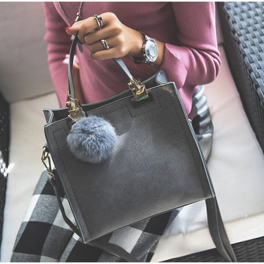 Matte Leather Hangbag
