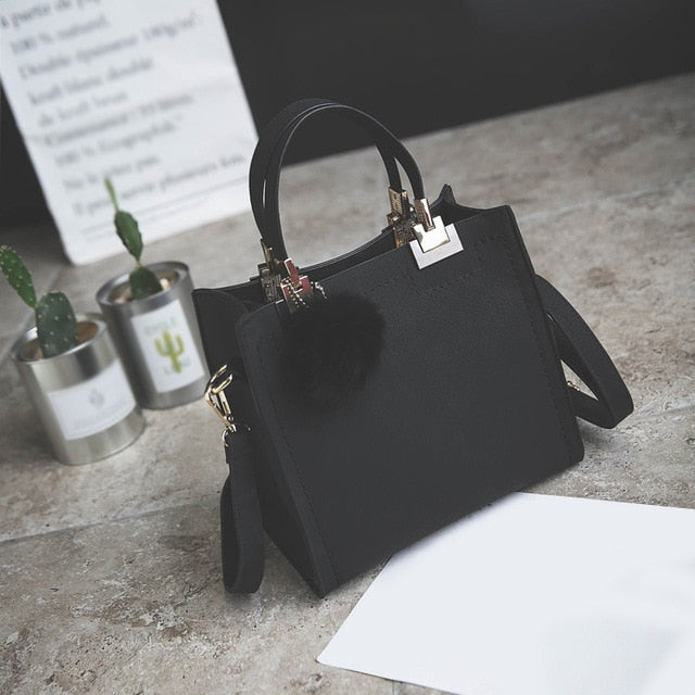 Matte Leather Hangbag