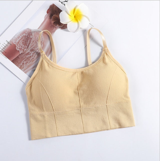 Sleeveless Seamless Sports Bra