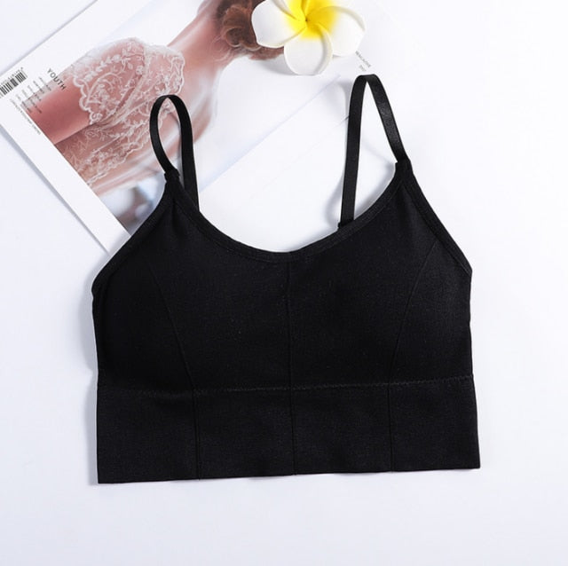Sleeveless Seamless Sports Bra