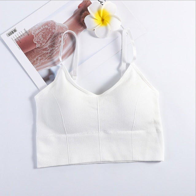 Sleeveless Seamless Sports Bra