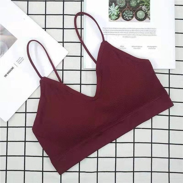 Sleeveless Seamless Sports Bra
