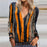 Casual Elegant V Neck Zipper Blouse