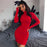 Hot Turtleneck Long Sleeve Skinny Dress