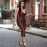 Leather Bodycon Sexy Party Dress