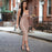 Leather Bodycon Sexy Party Dress