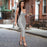 Leather Bodycon Sexy Party Dress