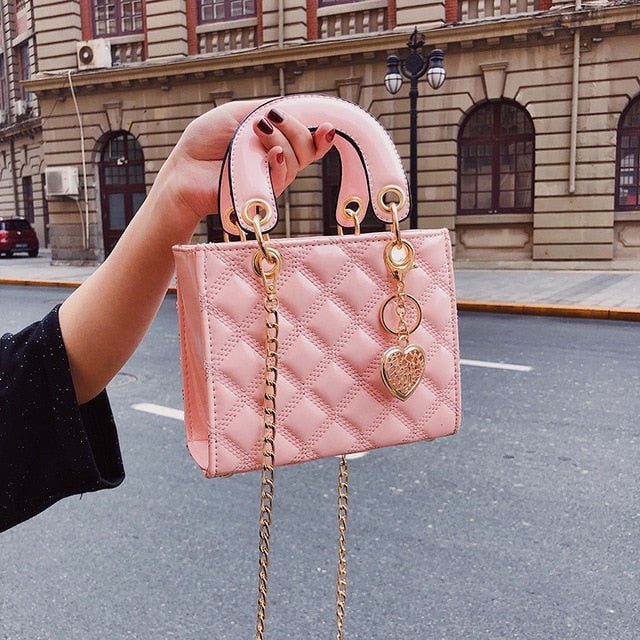 High Quality Leather Handbag Chain Shoulder Bag