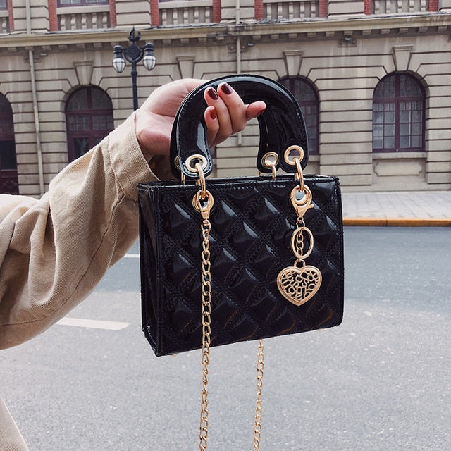 High Quality Leather Handbag Chain Shoulder Bag