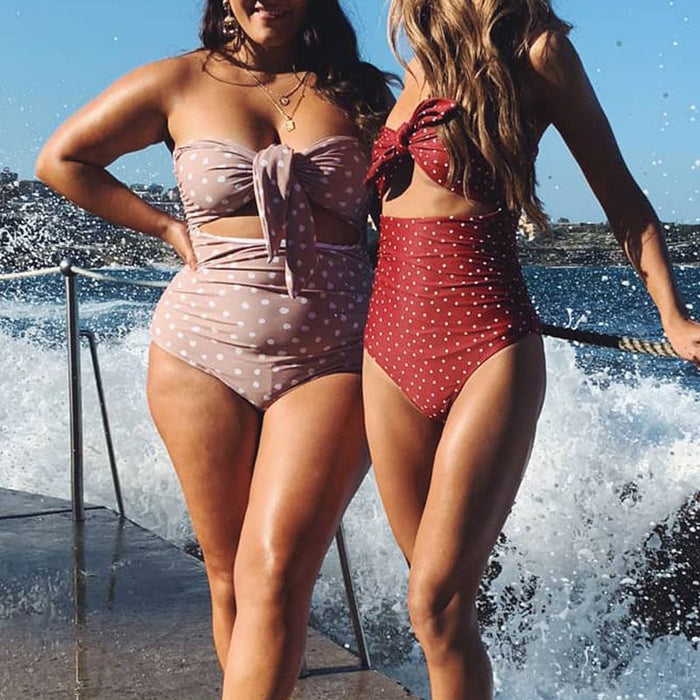 Sexy High Waist Swimwear One piece Swimsuit