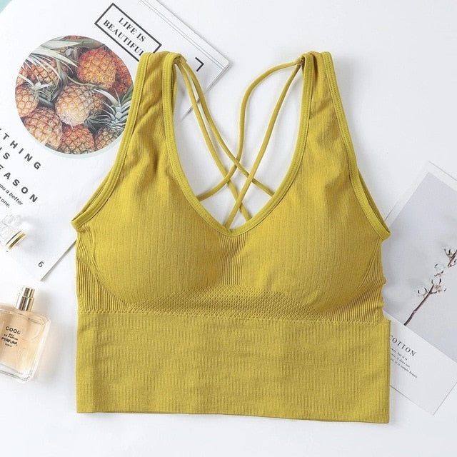 Shockproof Sexy Breathable Athletic Sports Bra