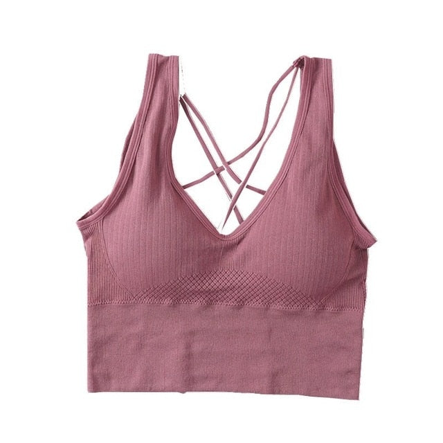 Shockproof Sexy Breathable Athletic Sports Bra