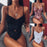 High Cut One Piece Swimsuit
